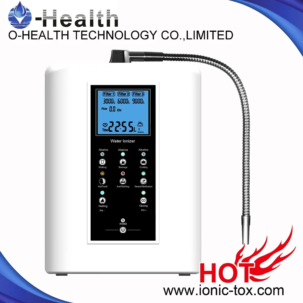 

PH can be 3 to 12 Alkaline water machines OH-806-7H with Heating Funtion