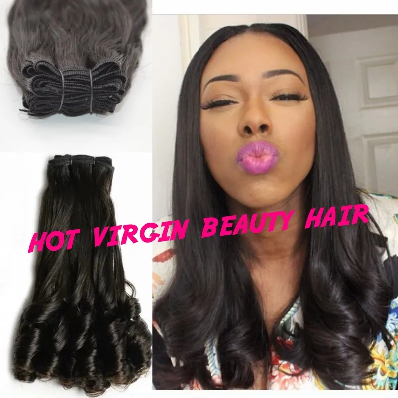 Grade 8a Nigeria Aunty Funmi Hair Unprocessed Human Hair Weave
