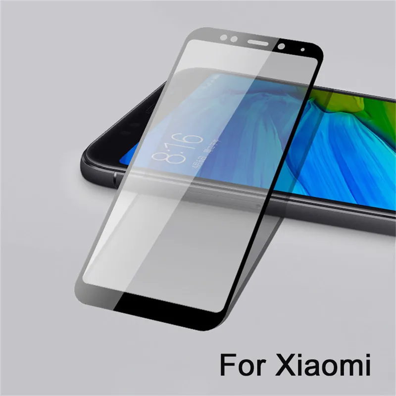 Защитное стекло с полным покрытием для Xiaomi Redmi 5 plus защита экрана закаленное Xiomi note