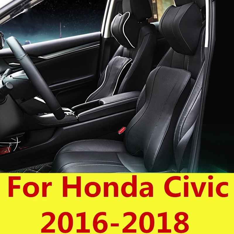 Автомобильная подушка на подголовник для Honda Civic 2016 2018 10 го