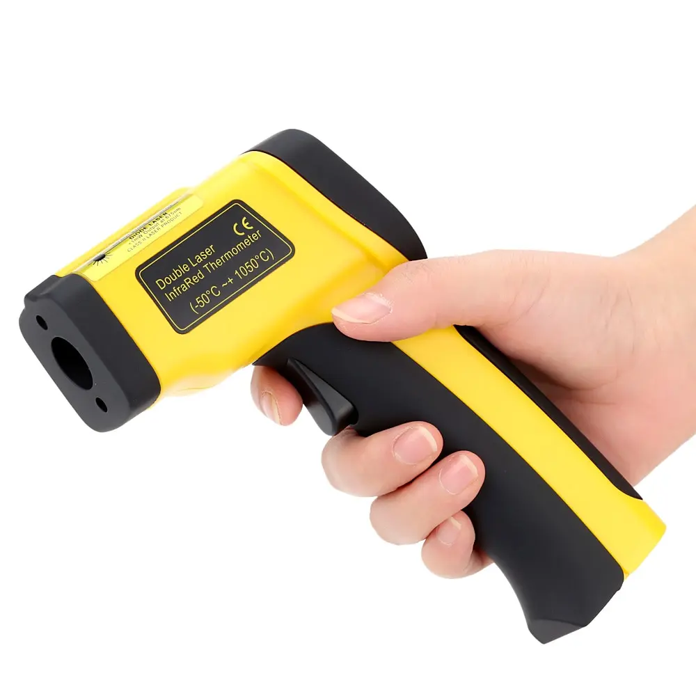 

Double Laser Thermometer Digital Infrared Thermometer Non-contact IR Temperature Tester Pyrometer diagnostic-tool