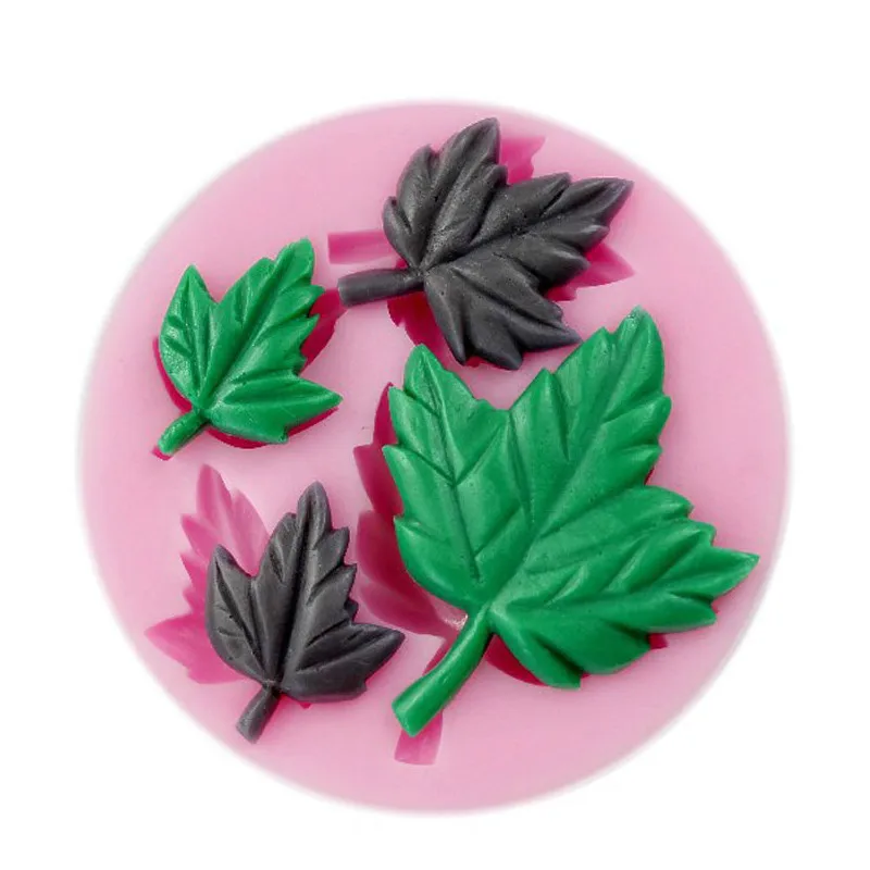 3D Leaf Silicone Cake Decorating Tool Silicon Mold Jelly/Pudding Eco-Friendly Cookie Tools Kitchen Accessories Gift | Дом и сад
