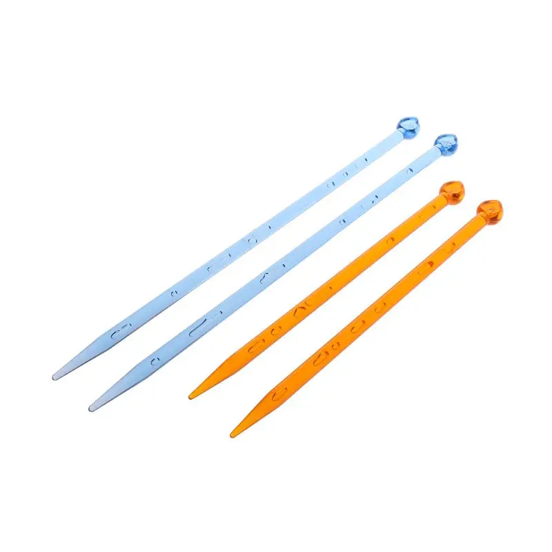 

7Pairs 14Pcs in 7Sizes Plastic Knitting Needles Set Multi-Color Single Pointed Knitwear DIY Tools Yarn Weave Craft