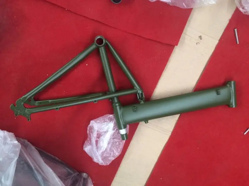 Bicycle Parts Bicycle Frame 1pc Aluminium Alloy Folding Bike Frame Wheel 27.5*17inch 26x17" MTB Frame