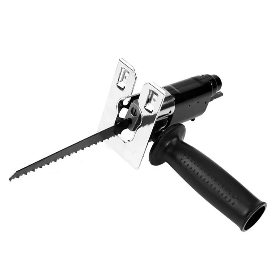 

GOXAWEE Reciprocating Saw Attachment Change Electric Drill Into Reciprocating Saw Jig Saw Metal File For Wood Metal Cutting