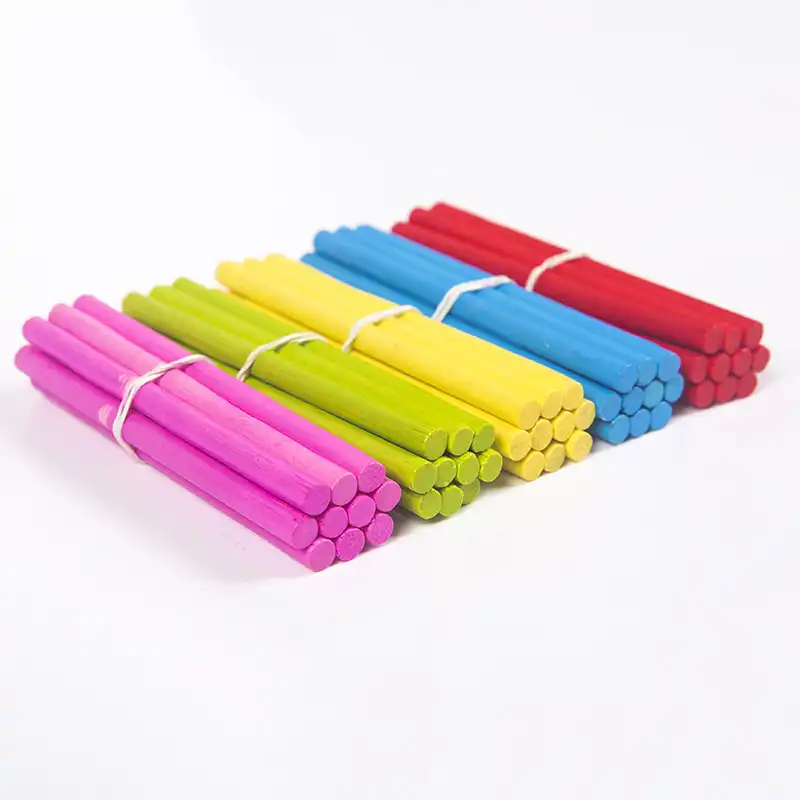 200//500//1000pcs Wood Counting Sticks Rods Preschool Math Learning Toy 2 Colour