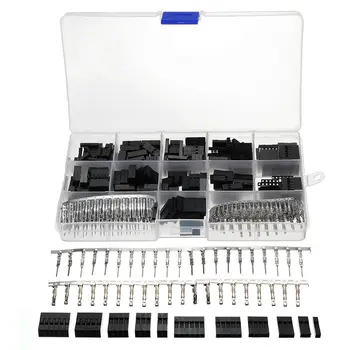 

Newest Hot Sale 620Pcs/set 2.54mm Wire Jumper Pin Header Connector Housing Kit For Crimp Pins