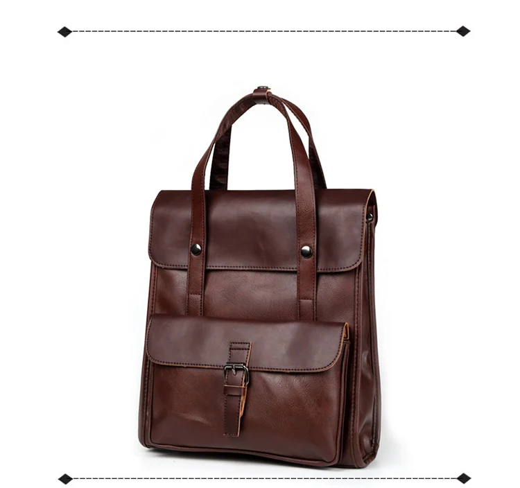 Брендовый унисекс кожаный водонепроницаемый женский рюкзак в консервативном стиле, простой дизайн, повседневный мужской рюкзак для ноутбука, мужской рюкзак, рюкзак Mochila