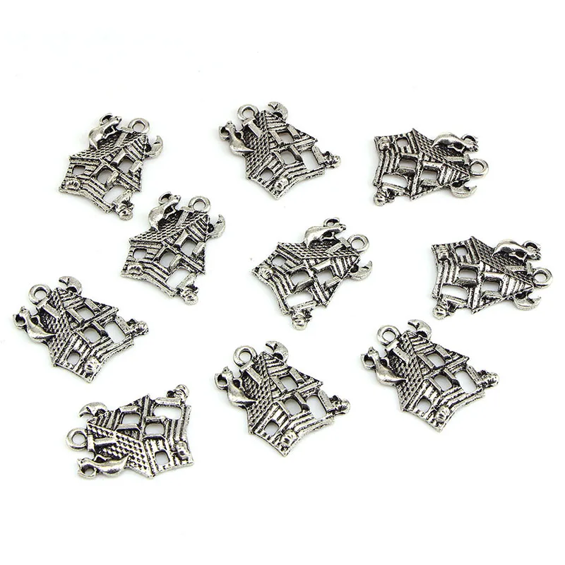 10pcs Tibetan Silver Tone Tom Cat Charms Pendants for Necklace Jewellery Making 