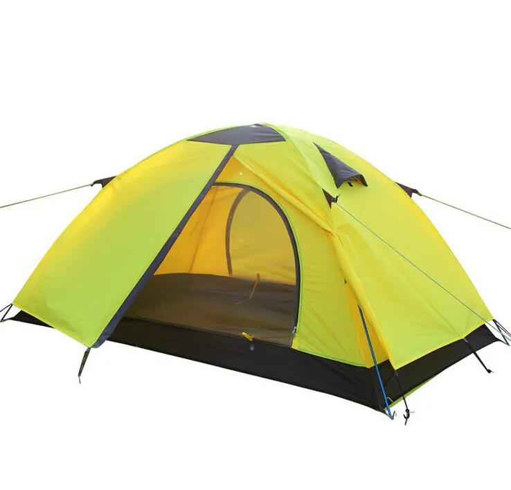 Палатка для кемпинга с алюминиевым каркасом двухслойная палатка улицы|tent mat|tent
