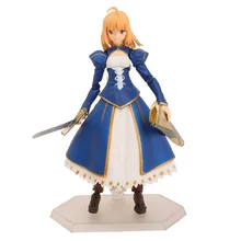 Anime Fate/stay night Figma EX-025 Saber Dress Ver. PVC Action Figure Collectible Model Toy 14cm KT2149