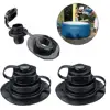 PVC 2-in-1 Valve Screw Nozzle with Base TPU Boston Nozzle Octagonal Valve Inflatable Boat ► Photo 2/6