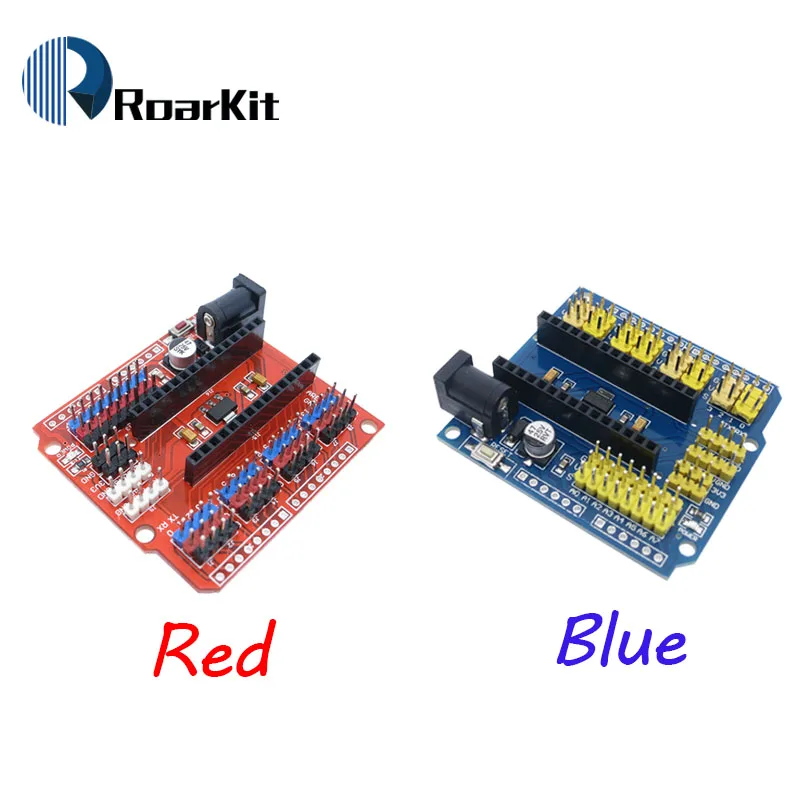 

NANO I/O IO Expansion Sensor Shield Module For Arduino UNO R3 Nano V3.0 3.0 Controller Compatible Board I2C PWM Interface 3.3V