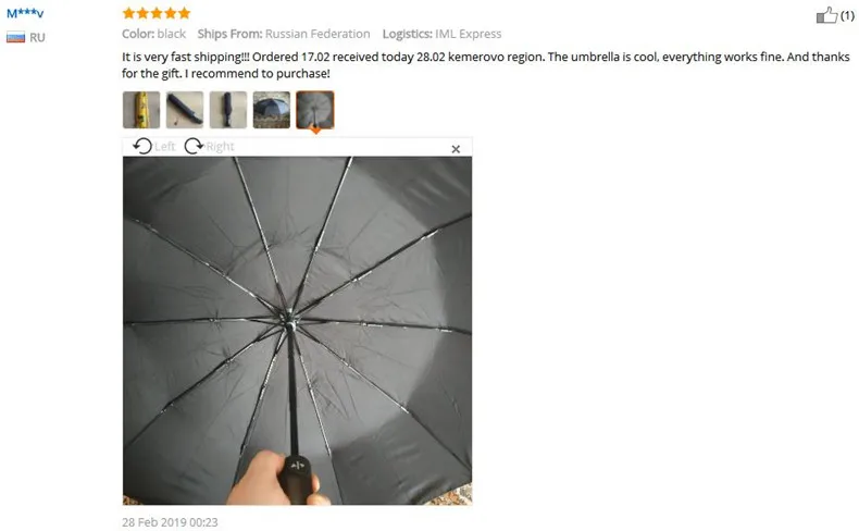 Wind Resistant Fully-Automatic Umbrella Rain Women For Men 3Folding Gift  Parasol Compact Large Travel Business Car 10K Umbrella
