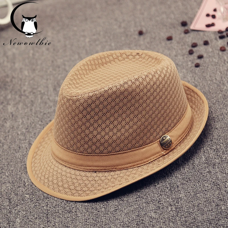 Англия джаз шляпа дышащая сетка пляжная шляпа с полями Складная Весенняя и летняя шляпа от солнца