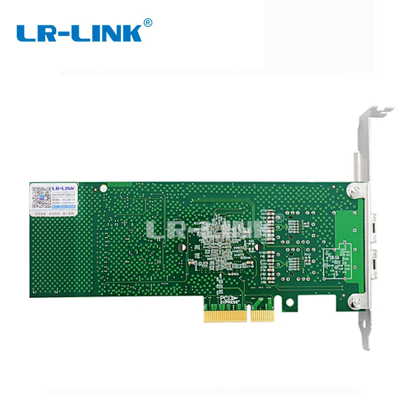 LR LINK LREC9702EF 2SFP PCI Express x4 Dual Port SFP Gigabit Network Interface Card NIC Intel 3