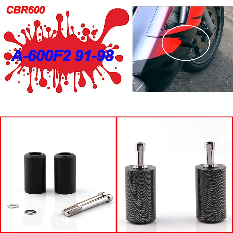 Для Honda CBR600 CBR 600 F2 F3 F4 F4I 91-98 96-06 Нет Cut рамки слайдер аварии колодки падение протектор 1991 1992 1993 1994 1995 1996