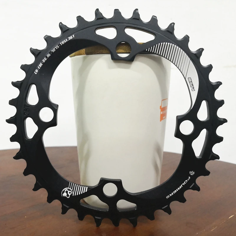 fouries сеть MTB кольцо 96BCD MTB велосипед Адреналин chainring зуб диска 36T 38T для MTB горный велосипед шоссейный велосипед