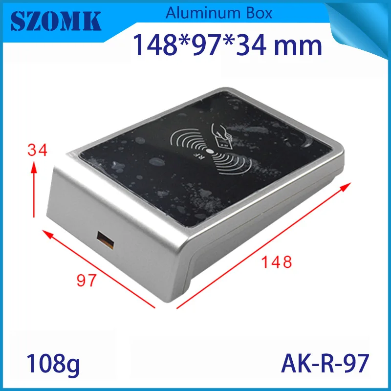 

1 piece plastic electronic enclosure electronics boxes electronic project box 148x97x34mm card reader junction box RFID housing