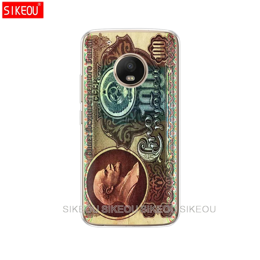 Силиконовый чехол для телефона Motorola Moto G6 G5 G5S Z2 Z3 PLAY PLUS X4 E4 E5 C денежные деньги