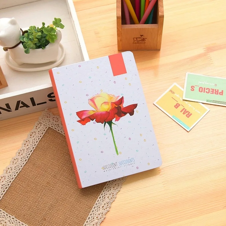 Buy Lovely Flowers Theme Creative Hardcover Diary Book