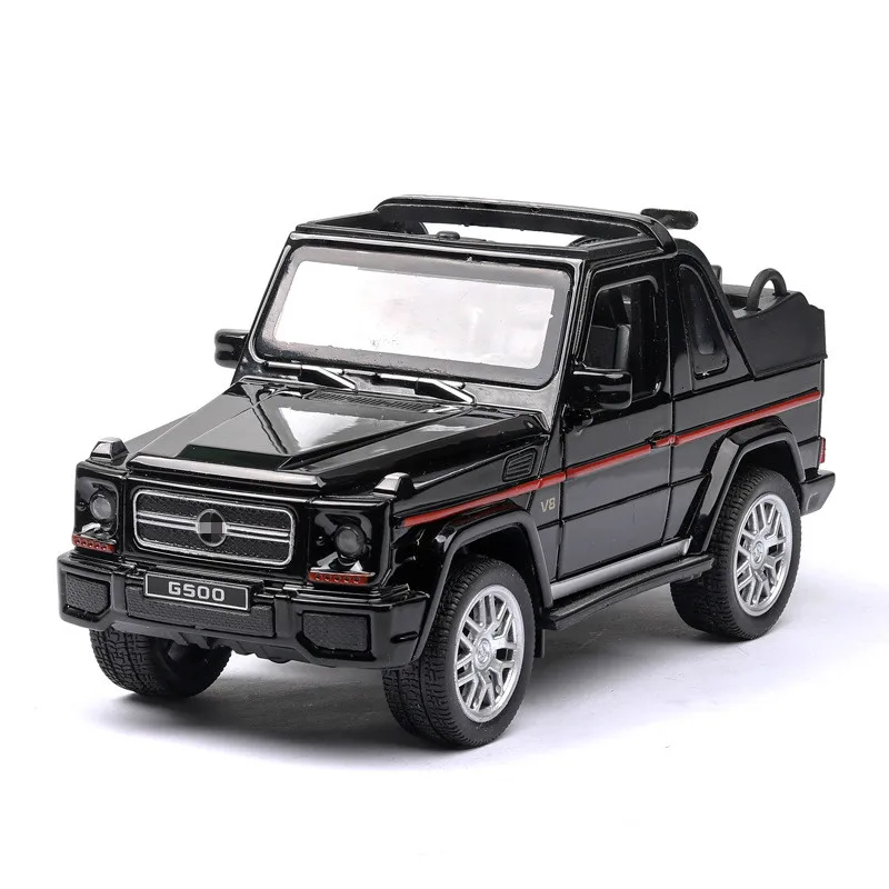 

G500 Roadster Cross-country Music Linghting 1:32 Simulated Alloy Car Toy Pull Back Hot Sale Car Model Toys for Children Boys Toy