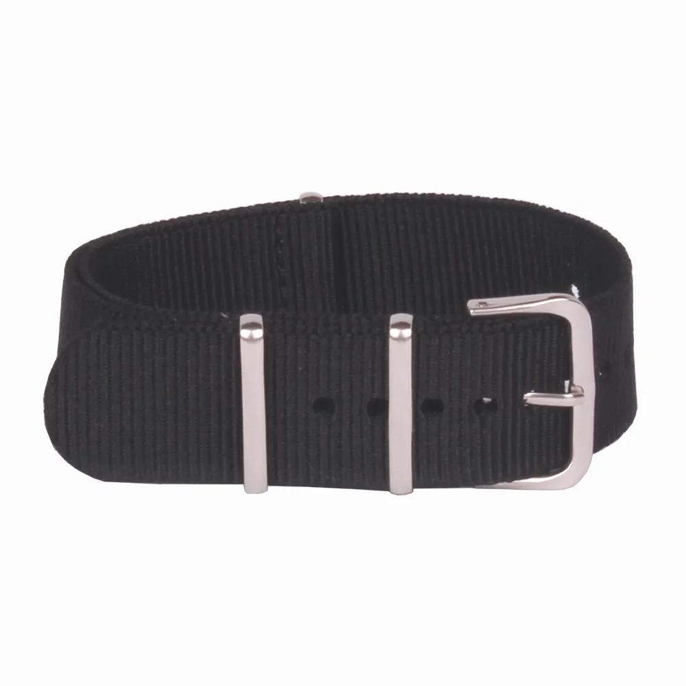 10pcs Wholesale Lot Stripe Retro 16 mm Strong Military Army fabric Nylon Watch Woven Strap Band Buckle belt 16mm watchbands