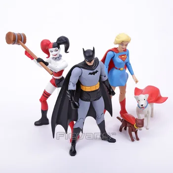 

DC COMICS Designer Series Darwyn Cooke Batman / Supergirl / Harley Quinn PVC Action Figure Collectible Model Toy 7