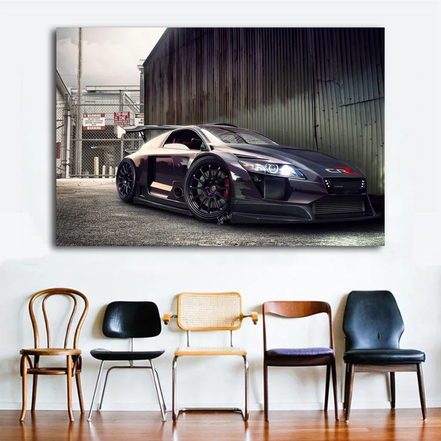 Honda CRZ Super Car Wall Art постер Холст Искусство принты художественные картины для декора гостиной