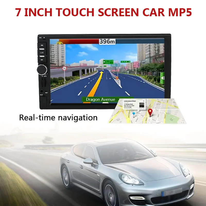 

Vehemo 7" Multimedia Player Car MP5 Player Rear View Camera Audio Video Player Car Stereo Automobile Smart Support SD Card