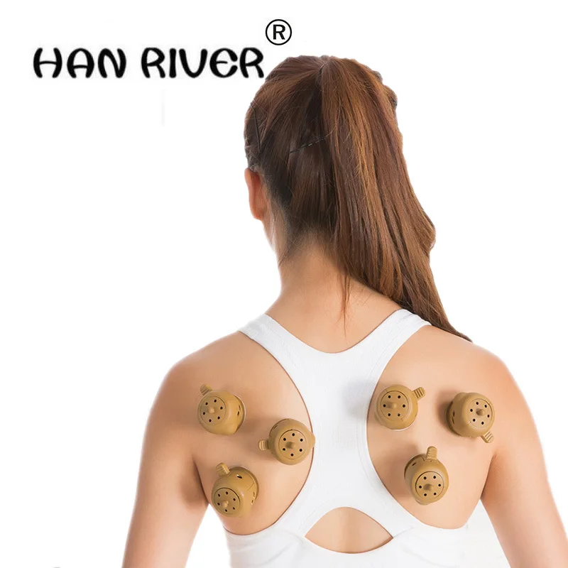 

3pc Portable small new Moxibustion Box Pot Tube Paste Replacement Moxa stick to Body Relax Acupuncture Soft Heat Therapy Pain