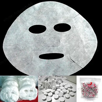 

100pcs/bag 100% Natural Silk Facial Mask