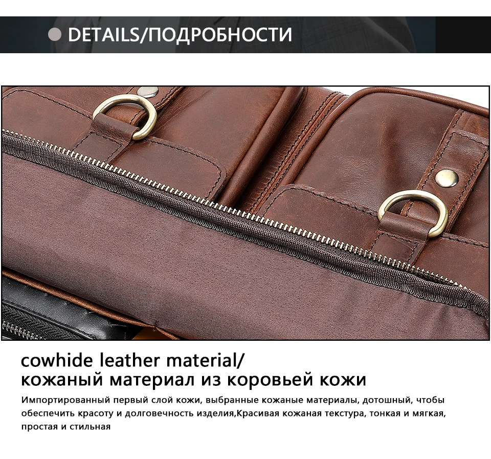 2019 мужская сумка-мессенджер из натуральной кожи, 14 дюймов, сумка для ноутбука, деловые портативные сумки с ручкой сверху, мужские сумки