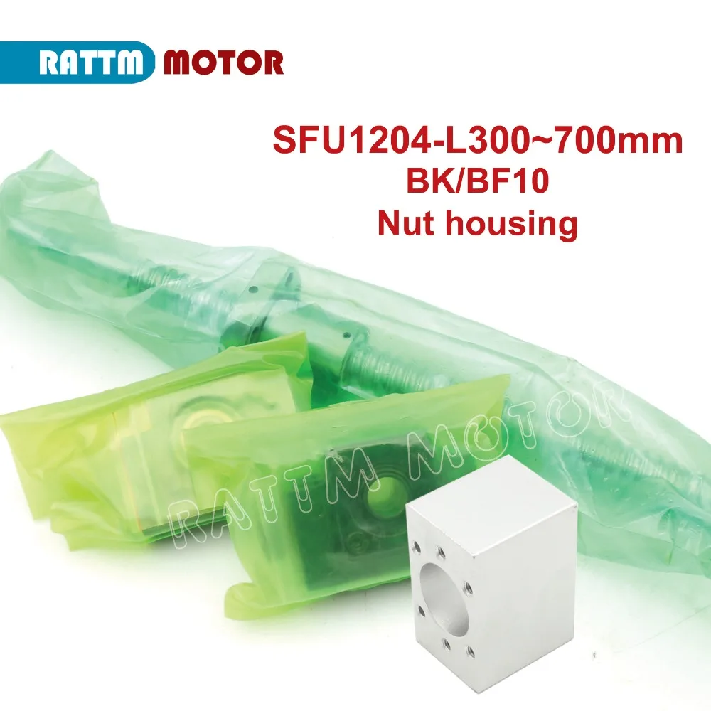 

RUS Delivery! SFU1204 Ballscrew-L600mm with 1204 Ballnut + BK/BF10 + End standard processing