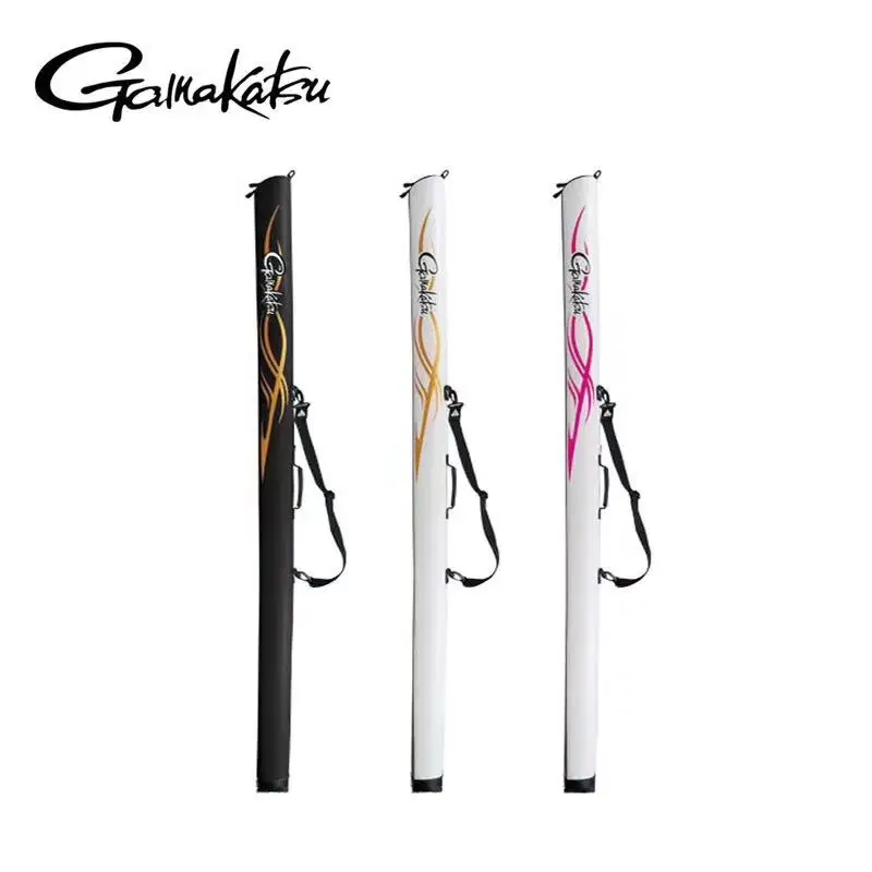 

2019 Gamakatsu Fishing Bag 125cm Fishing Rod Bag EVA Material Fishing Tackle Bag Fishing Pole Storage Case