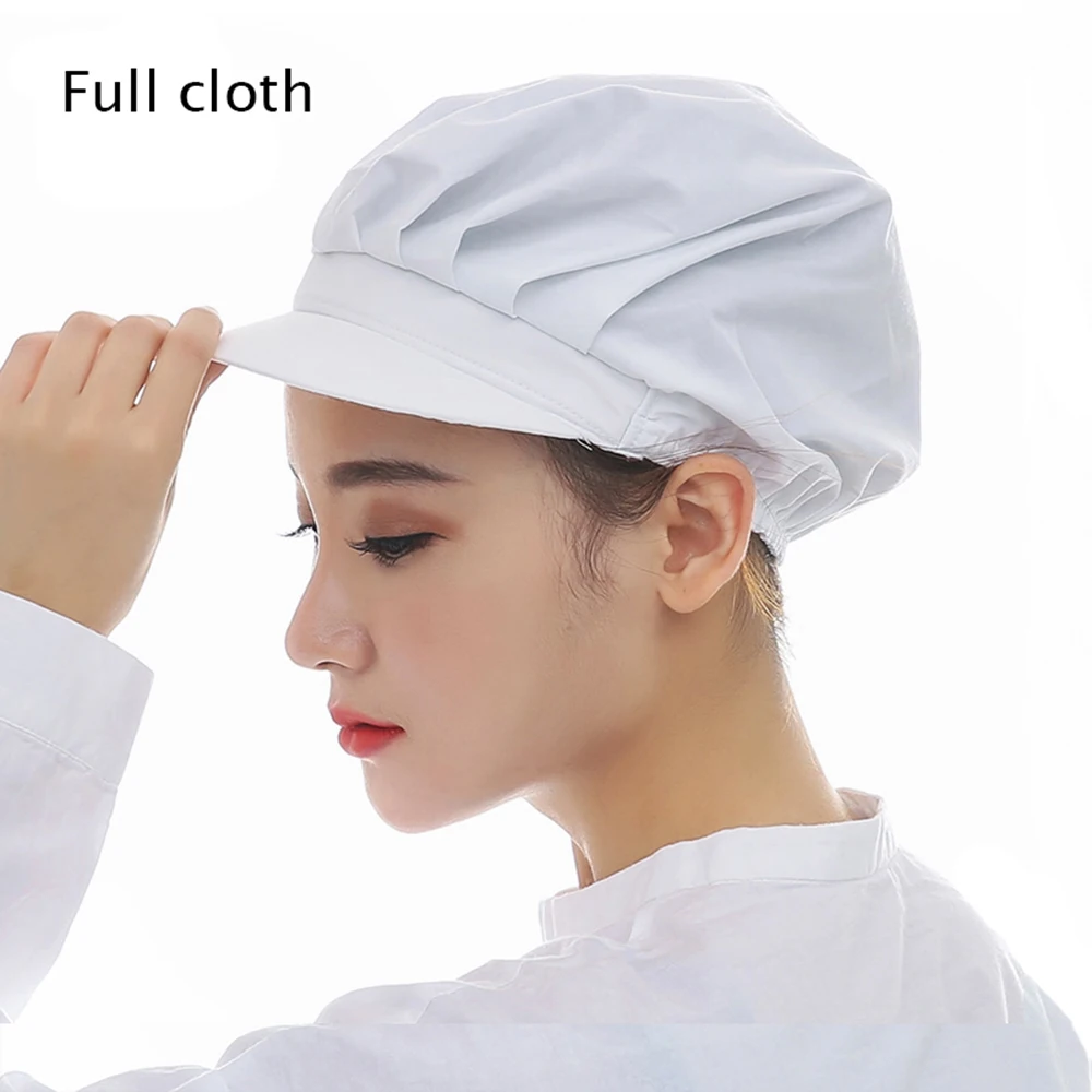 

Chef Hat Female Food cap/Cloth cap breathable sanitary dust cap men and women workshop canteen hat chef hat breathable Cloth cap