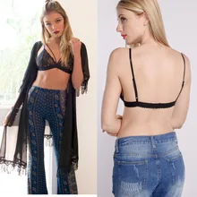Women Sexy Lace Triangle Bralette Strappy Bra Wireless Unlined Cutout Brassiere Bralet Intimates Ultimate Crop Top Underwear