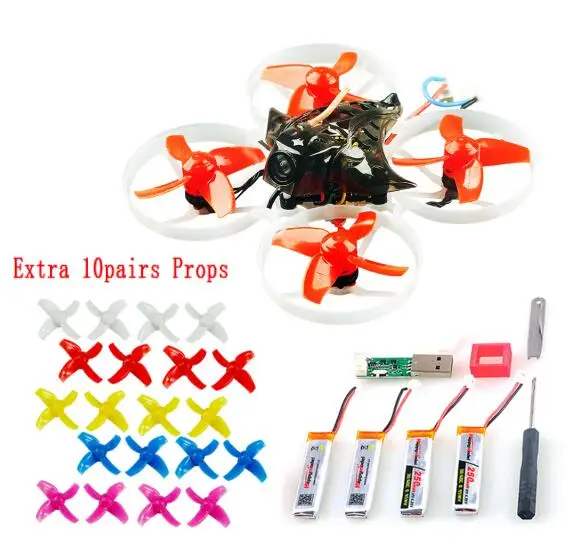 

Mobula7 75mm Crazybee F3 Pro OSD 2S Whoop FPV Racing Quadcopter w/ 700TVL Camera BNF with 10 pairs propeller