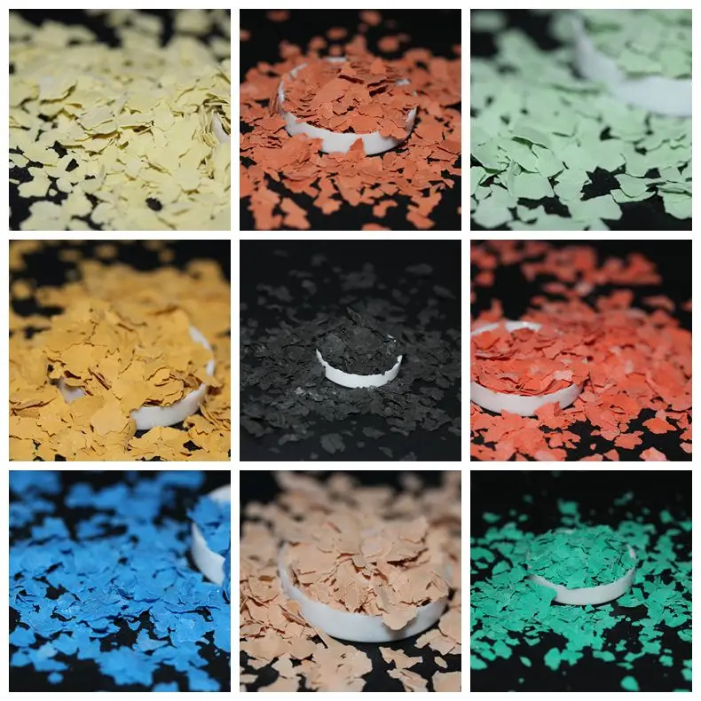 

35 Different Shard faux mica flakes gold, antique gold, turquoise matte, metallic red orange copper, red, brown, green