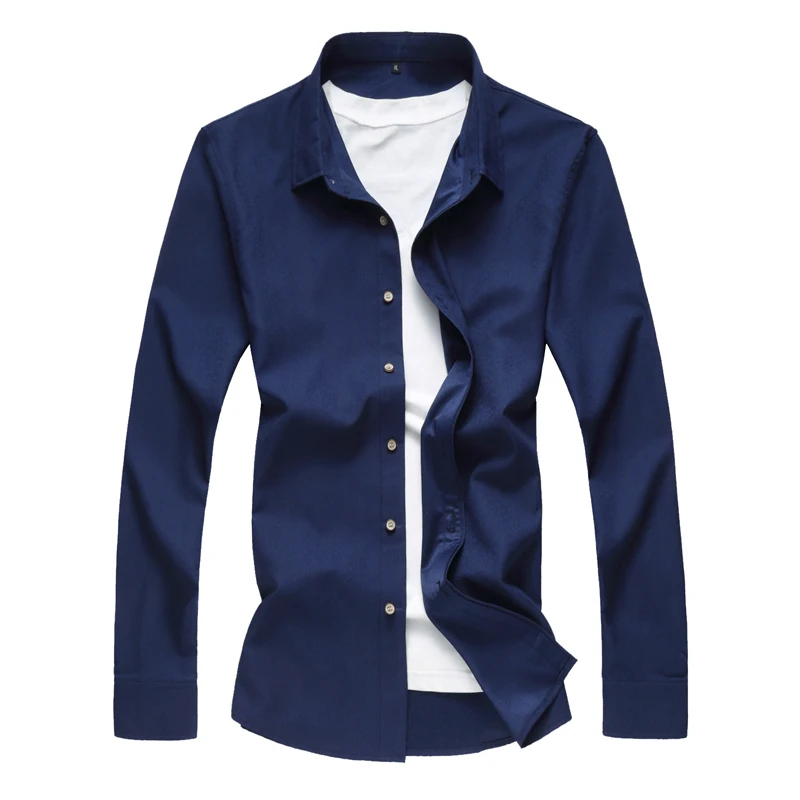 Деловая повседневная одежда рубашка, новая рубашка хлопок для мужчин удобные Camisa Masculina высокое качество рубашка с длинными рукавами