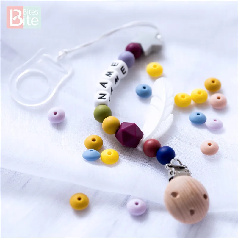 Укусы 1 шт. Детские Силиконовые Прорезыватели Abacus бусины для младенцев соски цепь