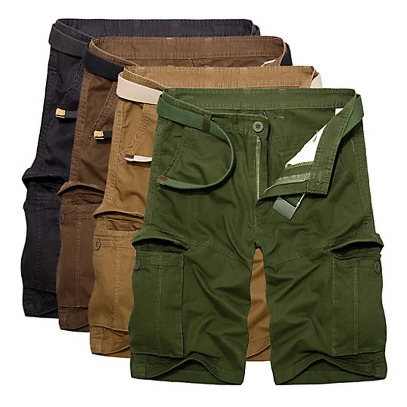 Мужские летние шорты бренд Tace& Shark повседневные мужские шорты Хлопковые Бриджи мужские свободные армейские Короткие штаны в стиле милитари США