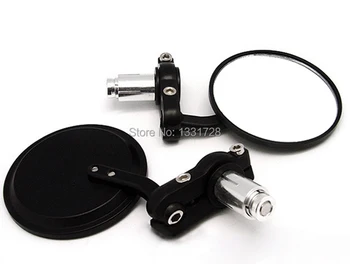 

Black 7/8" Bar End Mirrors Round 3" For Kawasaki Coyote Mini Trail Bike 75 90