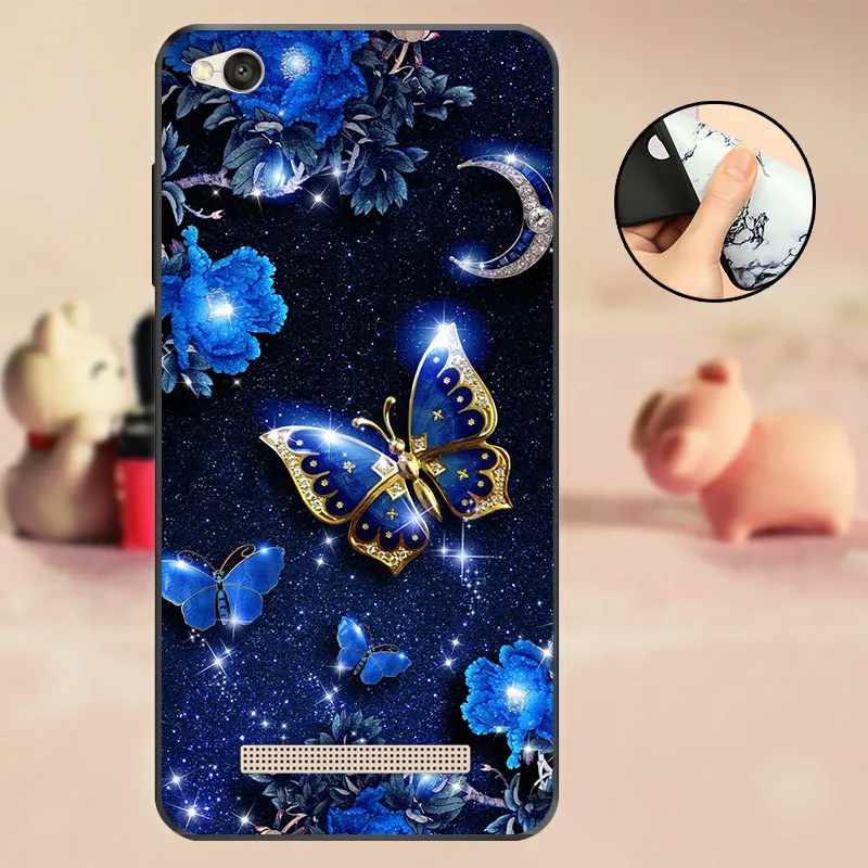 Для Xiaomi Redmi 4A чехол 5 0 &quotмягкий TPU Fundas Coque Силиконовые чехлы Capas черный матовый для