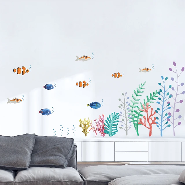 Special Price % Multicolor Fish Underwater Plants Wall Stickers Nursery Kids Rooms Decoration Home Bathroom Dining Room Decor PVC Art Decals Special Price % Multicolor Fish Underwater Plants Wall Stickers Nursery Kids Rooms Decoration Home Bathroom Dining Room Decor PVC Art Decals