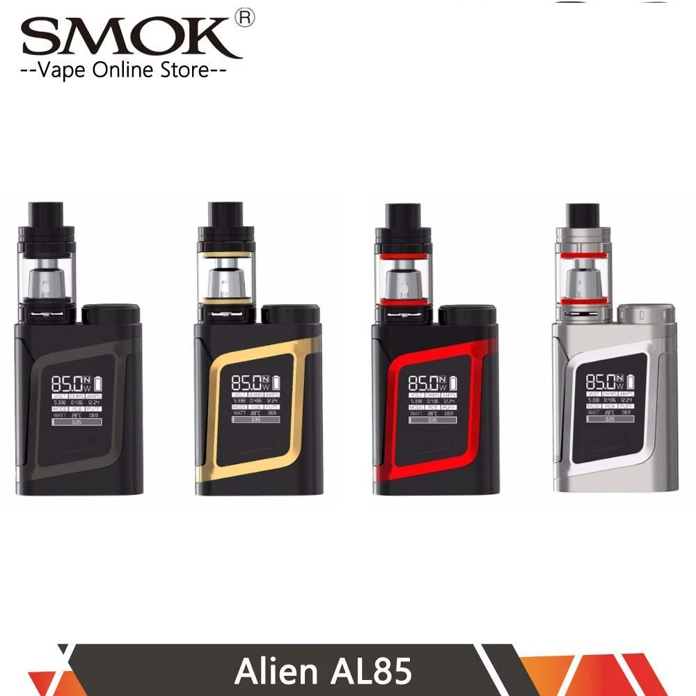 

Authentic SMOK Alien AL85 Kit with TFV8 Baby TanK 3ml 85W Vape AL85 MOD vs Alien mod Vs Mag kit X-priv kit
