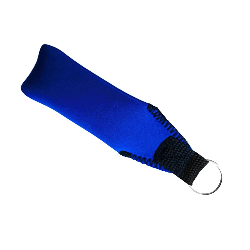 Rectangle Neoprene Floating Keyring with 316 Stainless Steel Split Ring For Boating Yachting Sailing Fishing Swimming Rowing