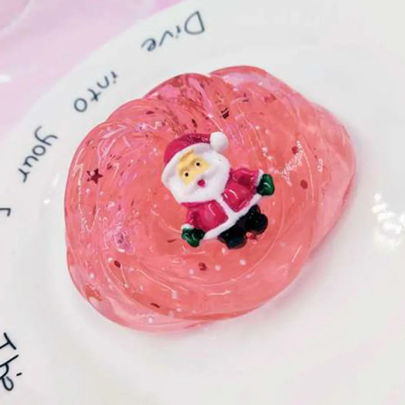 

Glitter Slime Crystal Cloud Mud Light Plasticine Clay Dynamic Sand Lizun Handgum Office Antistress Toys Slices Christmas Gift