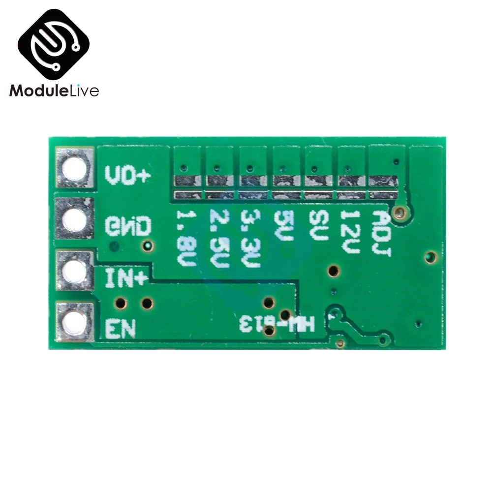 Мини DC-DC 12-24 В до 5 В пост 3A Шаг вниз Питание модуль Напряжение понижающий преобразователь Регулируемый 97.5% 1,8 V 2,5 V 3,3 V 5V 9V 12V