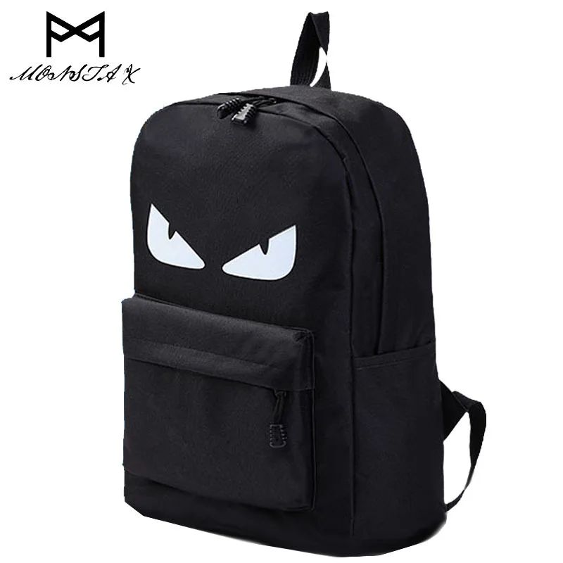 2017 New Large Travel Anime Luminous Laptop Backpack Style Men